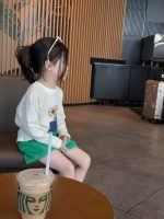 【80-130】長袖Tシャツorスカート 女の子 トレンド カジュアル プリント - 画像 (3)