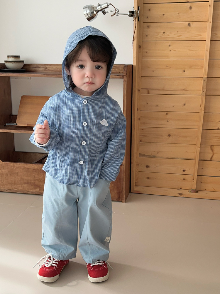 O1CN018IbbUjc5WYH1WPjS_3642503534-0-cib.jpg 【73-120】トップスorパンツ 男の子 チェック柄 カジュアル - 画像 (1)