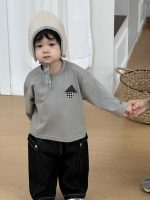 【73-110】アウター 長袖Tシャツ クマ柄 シンプル 合わせやすい 男の子 - 画像 (9)