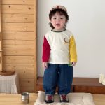 【73-120】トップスorパンツ 男の子 カートゥーン プリント - 画像 (3)