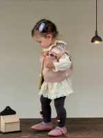 【73-110】ベスト トップス レギンス フリル 長袖 カワイイ 女の子 - 画像 (5)