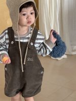 【73-110】Tシャツ サロペット ストライブ 男の子 - 画像 (7)