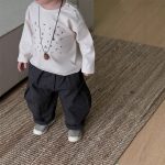 【66-100】Tシャツ ズボン プリント 長袖 カジュアル 合わせやすい 男の子 - 画像 (8)