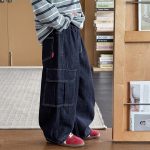 【90-160】ズボン デニム 無地 カジュアル  男の子 - 画像 (5)