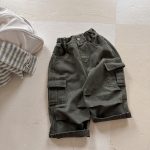 【80-130】パンツ 女の子 ウォッシュド 韓国風 - 画像 (7)