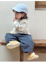 【73-100】ベストorアウターorパンツ 男の子 カジュアル ボーダー柄 - 画像 (15)