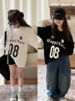 【100-150】Tシャツ プリント アルファベット 長袖 カジュアル - 画像 (2)