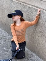 【90-150】長袖Tシャツ 女の子 おしゃれ カジュアル 柔らか - 画像 (4)