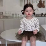 【73-100】Tシャツorスカート 女の子 レース おしゃれ - 画像 (7)