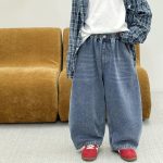 【90-160】パンツ 男の子 デニム ゆったり 韓国風 - 画像 (7)