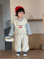 【73-110】二点セット ベスト+ズボン 韓国風 カジュアル 男の子 - 画像 (6)