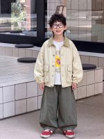 【90-160】ジャケットorトレーナーorパンツ 男の子 韓国風 レトロ カジュアル