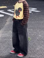 【90-160】ズボン デニム 無地 合わせやすい ゆったり 男の子 - 画像 (3)