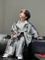 【100-150】二点セット プリント アルファベット カジュアル ゆったり 男の子 - 画像 (6)