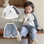 【73-100】Tシャツorパンツ 男の子 カートゥーン 通園・お出かけに