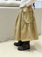 【100-170】カーゴスカート 女の子 カジュアル 韓国風 履きやすい - 画像 (10)