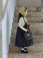 【100-160】ジャンパースカート インナー 女の子 おしゃれ 韓国風 やわらか - 画像 (7)