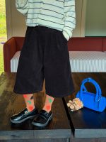 【100-170】パンツ 女の子 コーデュロイ レトロ ゆるさ - 画像 (3)