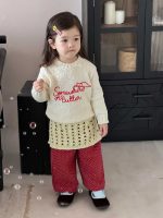 【73-110】セーター ズボン ドット柄 スウィート 合わせやすい 女の子 - 画像 (4)
