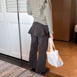 【80-130】パンツ 女の子 ドット柄 ベルボトム - 画像 (5)