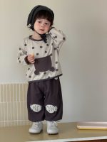 【73-110】パーカー ズボン ドット柄 カジュアル 合わせやすい 男の子 - 画像 (3)