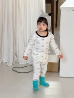 【73-110】二点セット パジャマ トップス ズボン プリント カジュアル 男の子 - 画像 (7)