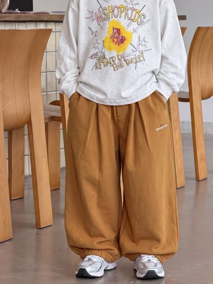 【90-150cm】ズボン  無地 ゆったり 男の子