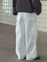 【90-160】ベストor長袖Tシャツorカーゴパンツ 男の子 韓国風 ボーダー柄 - 画像 (19)