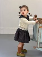 【73-110】二点セット トップス+スカート 韓国風 カワイイ 女の子 - 画像 (4)