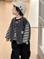 【73-110】ベスト Tシャツ デニム ストライブ 合わせやすい 男の子 - 画像 (5)