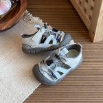 【23-32】シューズ キッズ つま先カバー付き サンダル 通気性拔群 - 画像 (8)