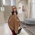 【80-130】サロペット 女の子 韓国風 合わせやすい - 画像 (3)