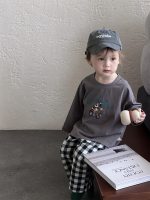 【73-110】Tシャツ プリント カジュアル 合わせやすい 長袖 男の子 - 画像 (2)