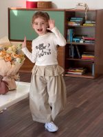 【90-150】カーブパンツ 女の子 おしゃれ フリル付き カジュアル - 画像 (12)