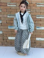 【100-150】トップスorパンツ 女の子 フード付き ドット柄 カジュアル - 画像 (8)