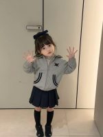 【80-130】アウターorスカート 女の子 韓国風 セーラーカラー カジュアル - 画像 (8)