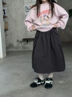 【100-170】カーゴスカート 女の子 カジュアル 韓国風 履きやすい - 画像 (4)