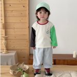 【73-120】トップスorパンツ 男の子 カートゥーン プリント - 画像 (4)