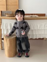 【73-120】トップスorパンツ 男の子 ファスナー カッコイイ 切り替え - 画像 (5)