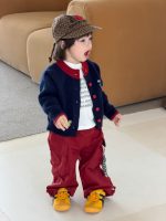 【73-110】カーディガン ニット 配色 ボタン 男の子 - 画像 (8)
