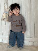 【73-100】パーカー プリント ラウンドネック 長袖 カジュアル 男の子 - 画像 (4)