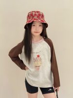 【100-170】長袖Tシャツ 女の子 ラグラン カートゥーン - 画像 (3)