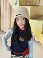 【90-170】長袖Tシャツ 女の子 プリント ラグラン カートゥーン