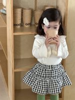 【73-100】パーカー スカート チェック柄 シンプル 女の子 - 画像 (4)