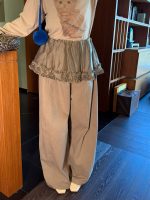 【100-160】パンツ 女の子 カジュアル フリル 付け裾 - 画像 (4)