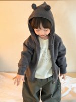 【73-110】アウター Tシャツ ズボン フード付き ニット プリント 男の子 - 画像 (8)