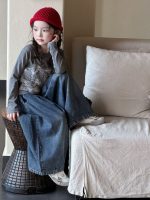 【100-150】トップスorパンツ 女の子 レイヤード フラワー - 画像 (5)