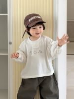 【73-110】Tシャツ 立体感 ラウンドネック 長袖 男の子 - 画像 (4)