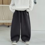 【90-160】パンツ 男の子 無地 刺繍 カジュアル - 画像 (9)