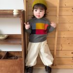 【73-120】セーターorパンツ 男の子 折り襟 カジュアル - 画像 (5)